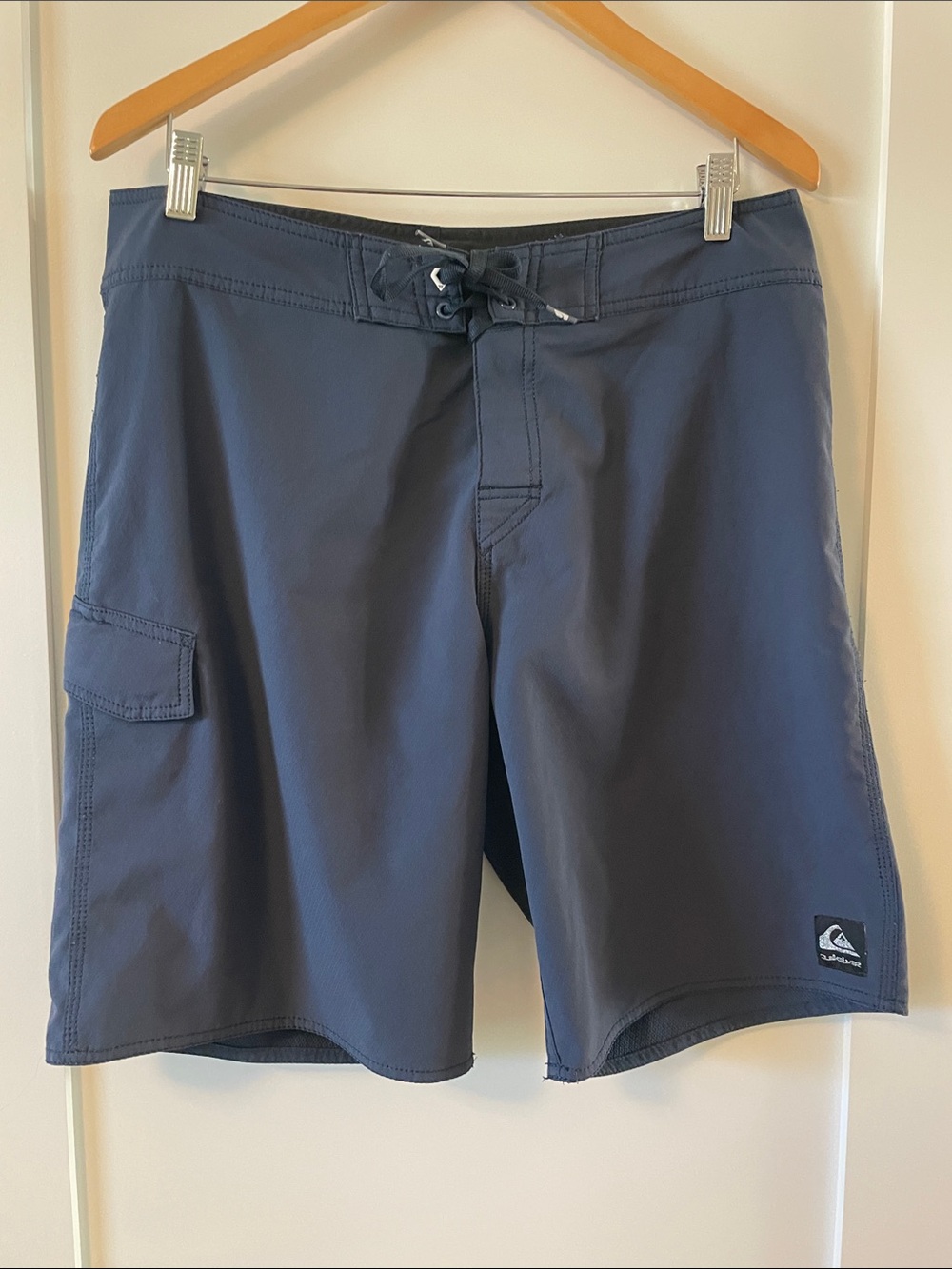 Quiksilver Men’s Dark Navy Boardshorts with Side Cargo